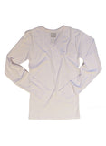 70% Bamboo Men’s Long Sleeve Deep V-Neck