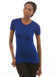 100% Bamboo Women's Short Sleeve Crew Neck